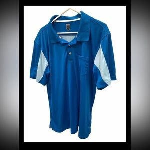 Faldo Claret & Green Golf Polo Shirt S/S Men’s Size 2XL  Teal Swing Fit